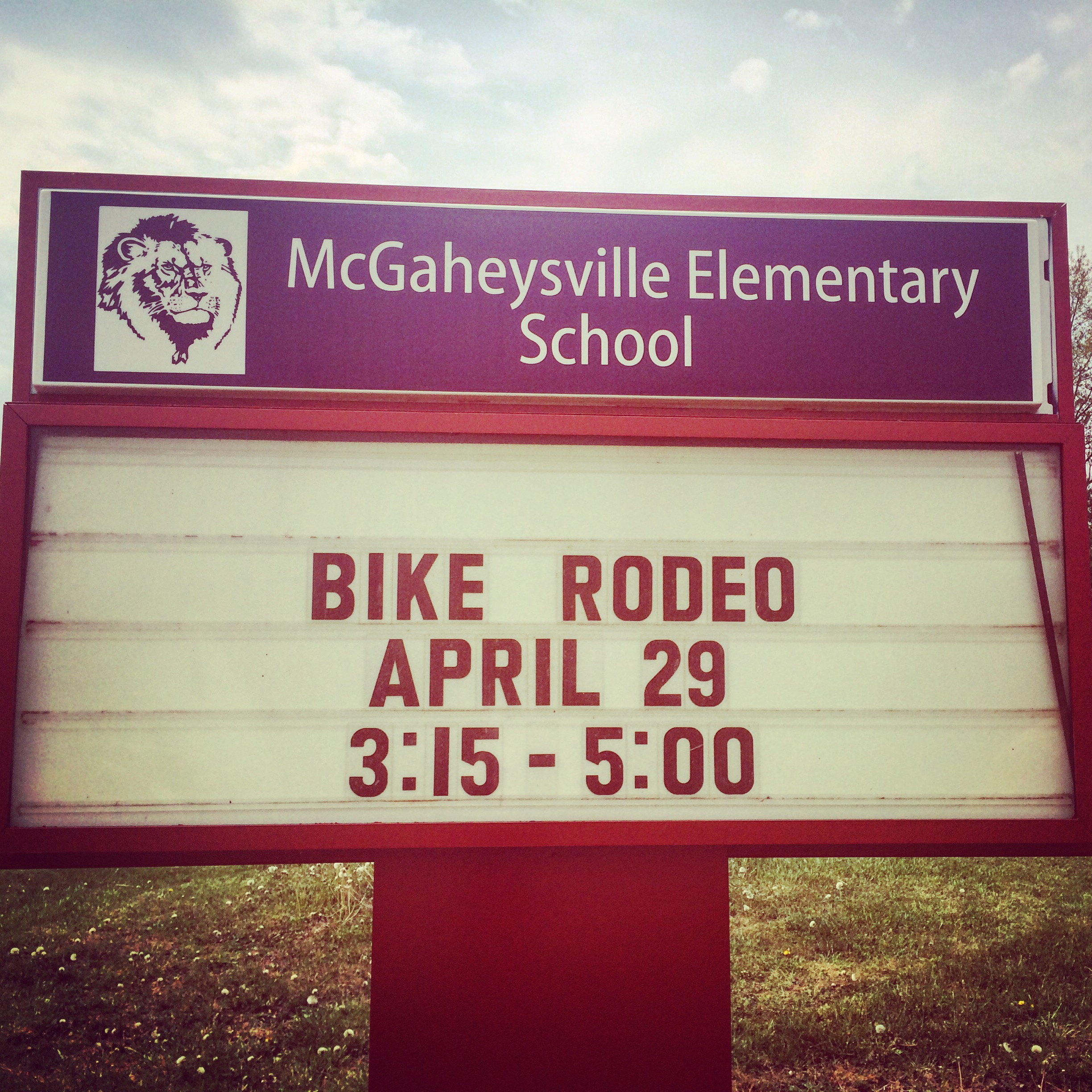 McGaheysville Elementary School is holding a bike rodeo! Want to help out?