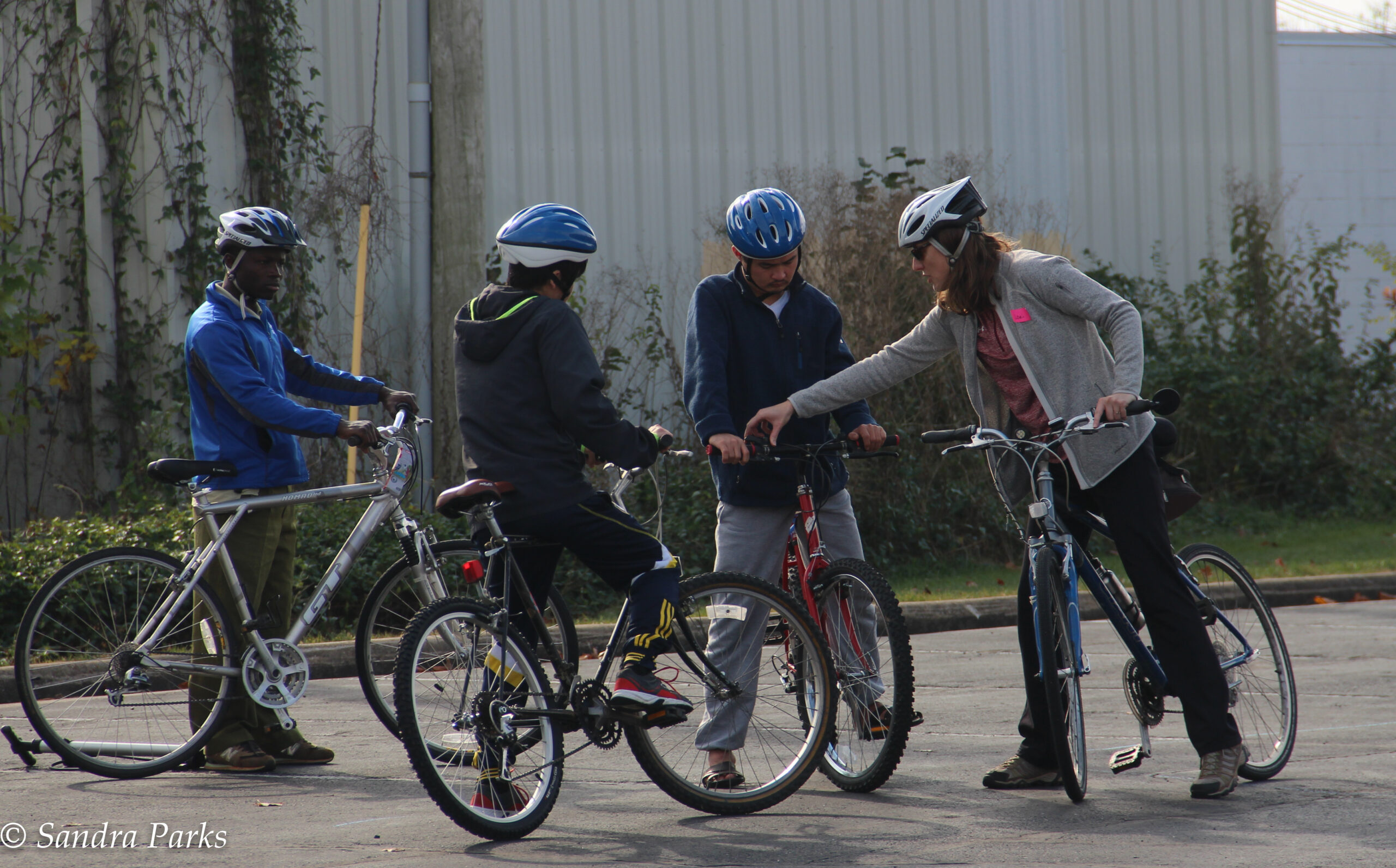Refugee Cycling Class