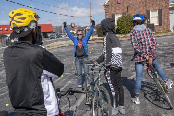 Bikes for Refugees program in Harrisonburg, VA March 3, 2019. Randall K. Wolf / SVBC)