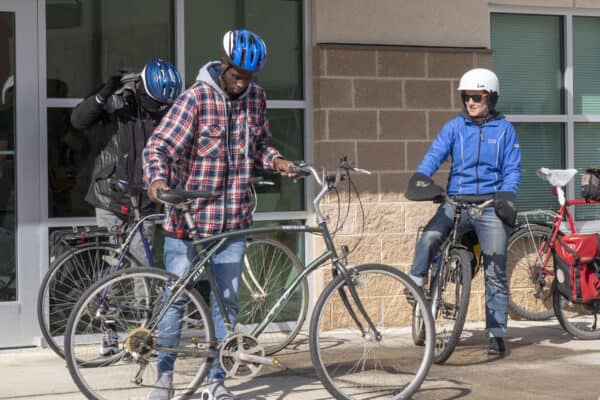 Bikes for Refugees Bikes for Refugees program in Harrisonburg, VA March 3, 2019. Randall K. Wolf / SVBC)